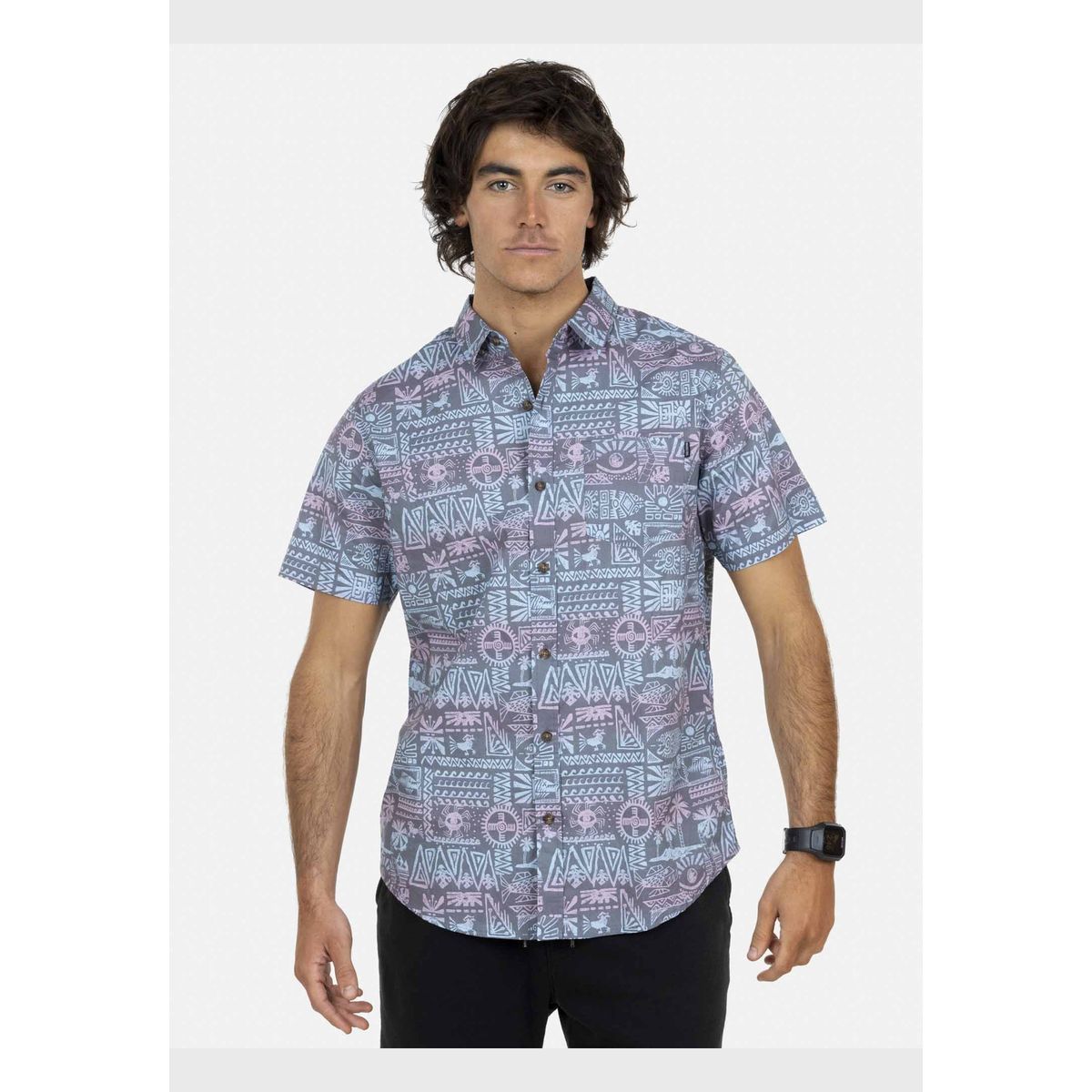 MAUI AND SONS - Camisa Hombre 5C906-MV22 Gris Maui And Sons MAUI AND SONS