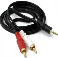 ULINK - CABLE DE AUDIO 3.5 A 2 RCA DE 3 MTS.