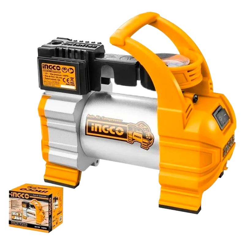 INGCO - Compresor De Aire Para Auto 12v 140psi