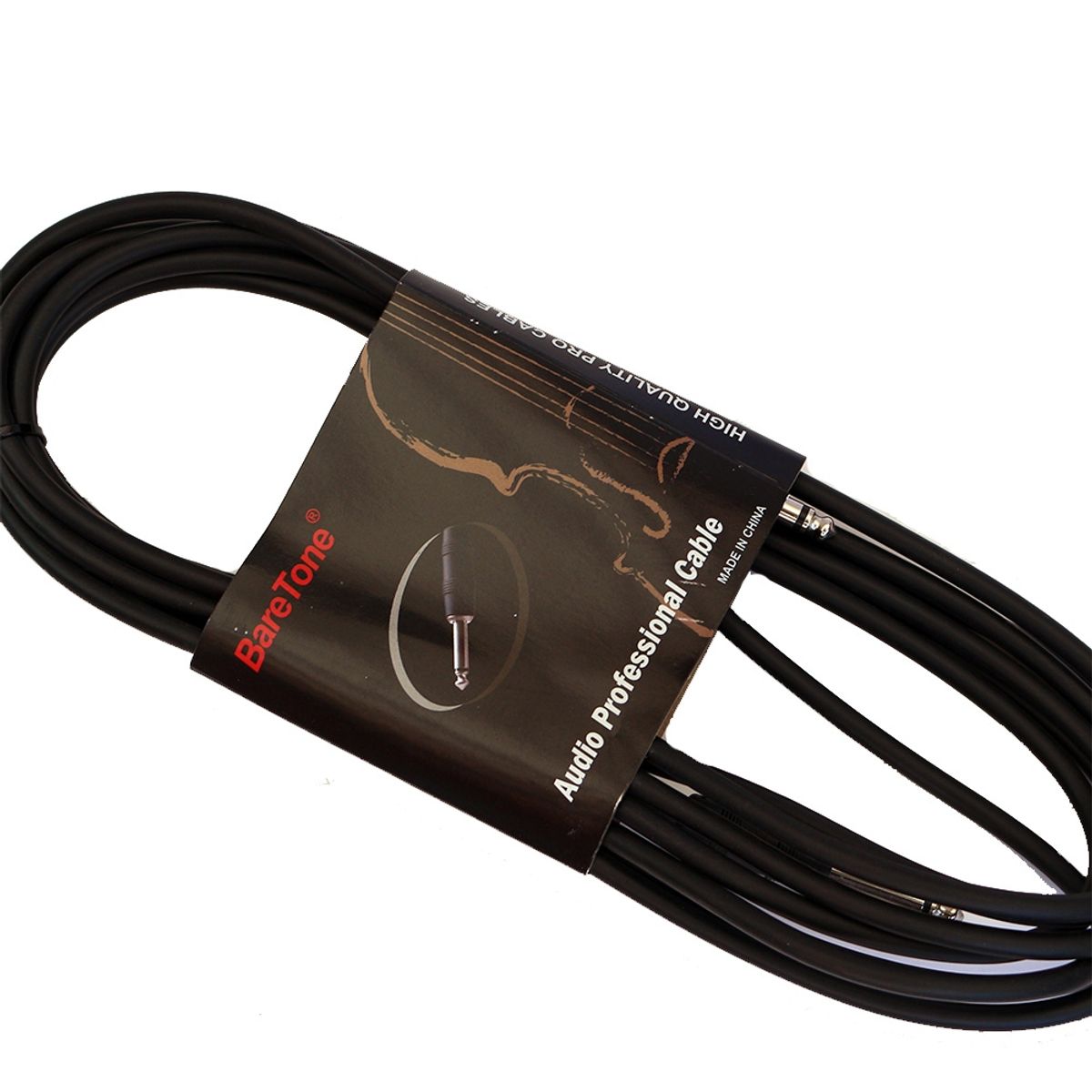 BARETONE - Cable Guitarra 6.3 X  6.3MM Mono 5 Mt