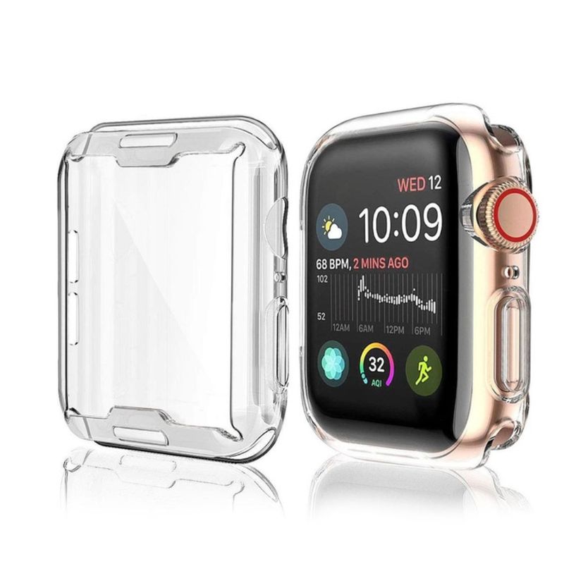 GENERICO - Protector completo clear compatible con Apple Watch