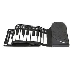 GENERICO - Piano Enrollable 49 Teclas Flexible Mano Roll-up.