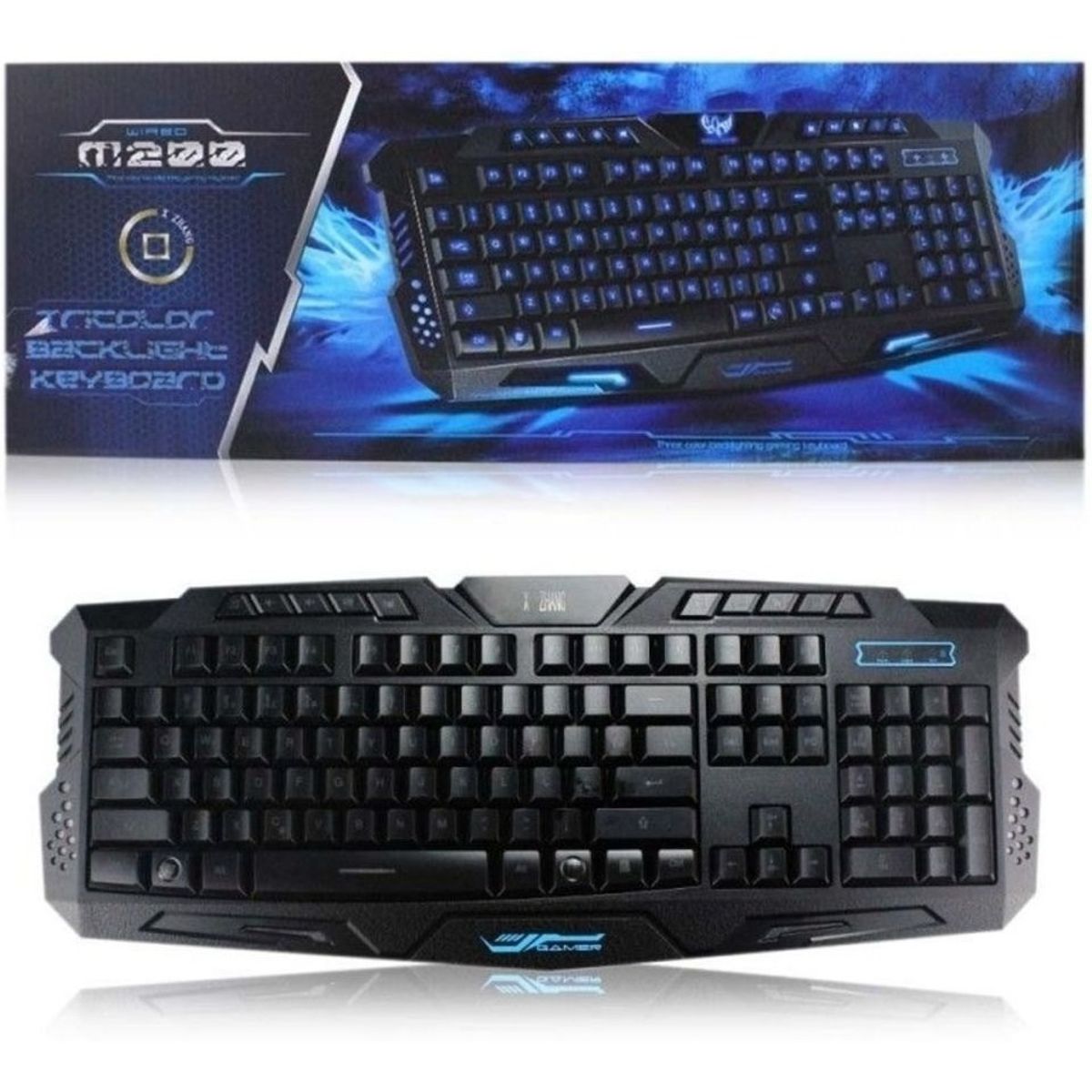 GENERICO - Teclado Gamer Pro con Luz RGB M200
