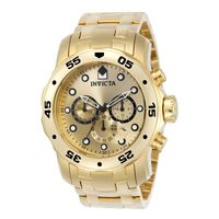 Reloj Hombre Pro Diver 74 Acero Inoxidable Dorado