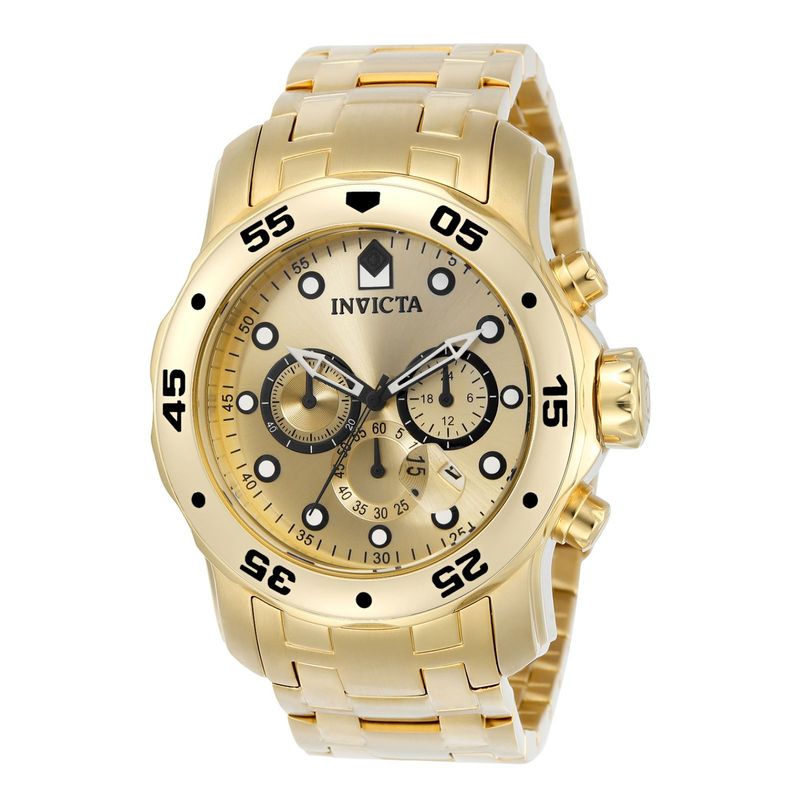INVICTA - Reloj Invicta Hombre Pro Diver 74 Acero Inoxidable Dorado