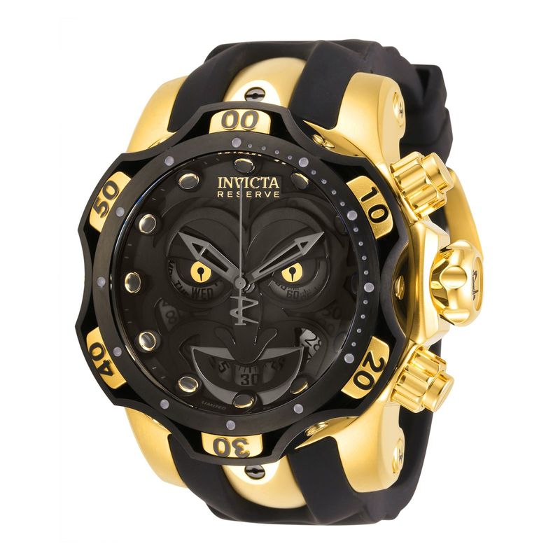 INVICTA - Reloj Invicta Hombre DC Comics Joker 30063 Acero Inoxidable Negro