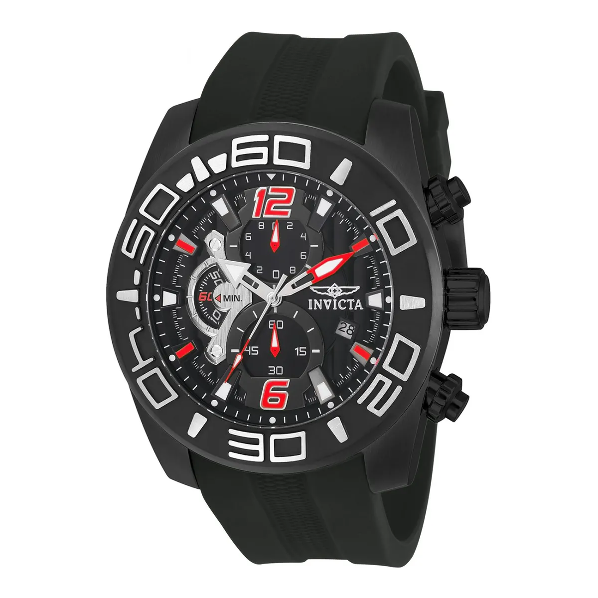 INVICTA - Reloj Invicta Hombre Pro Diver 22811 Silicona Negro