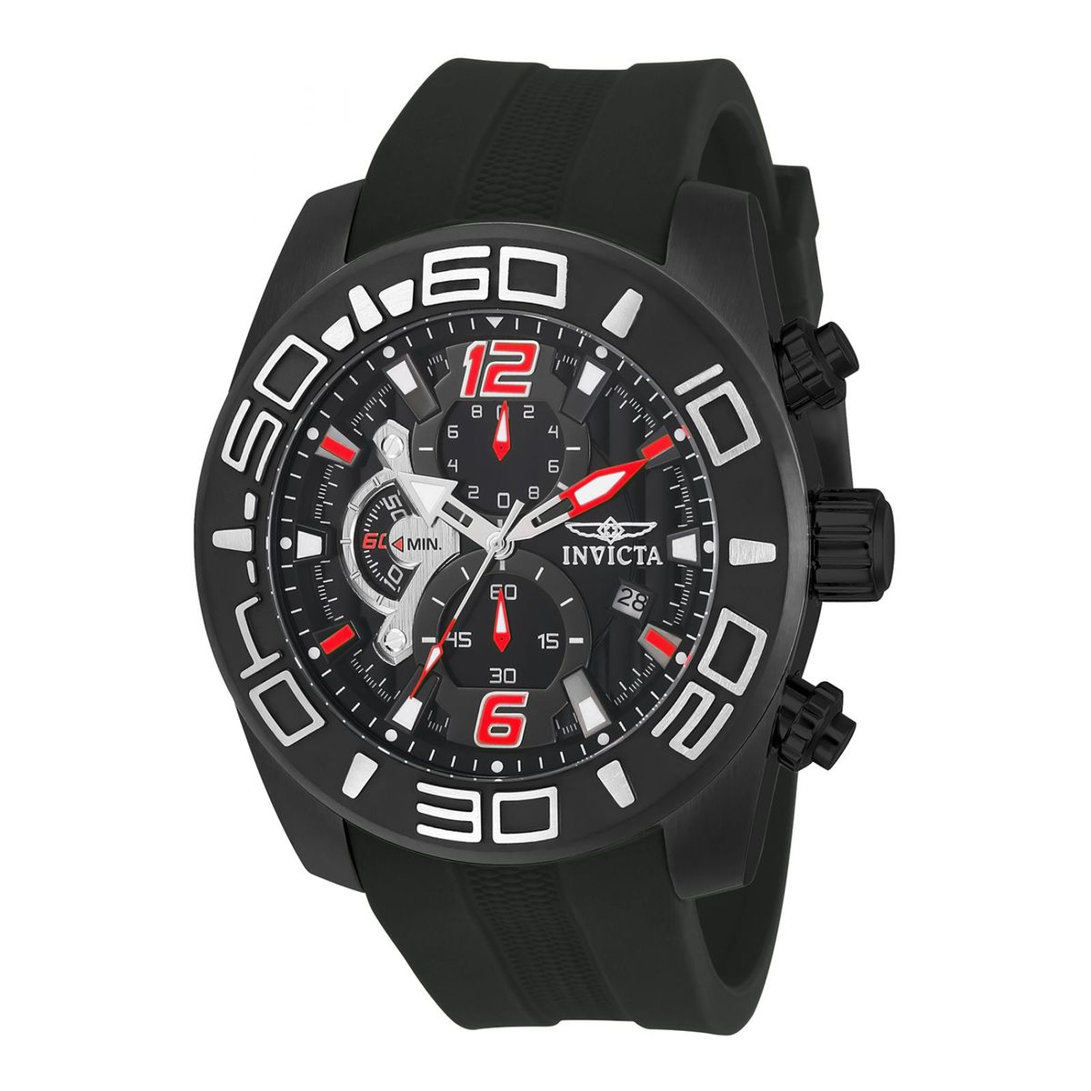 INVICTA - Reloj Invicta Hombre Pro Diver 22811 Silicona Negro
