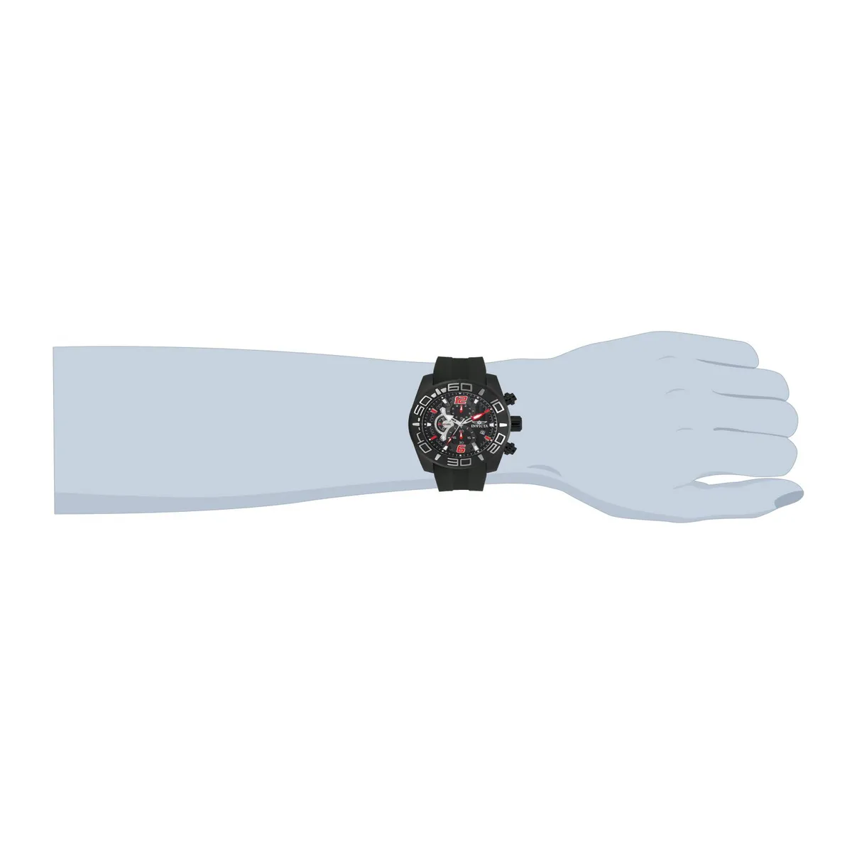 INVICTA - Reloj Invicta Hombre Pro Diver 22811 Silicona Negro