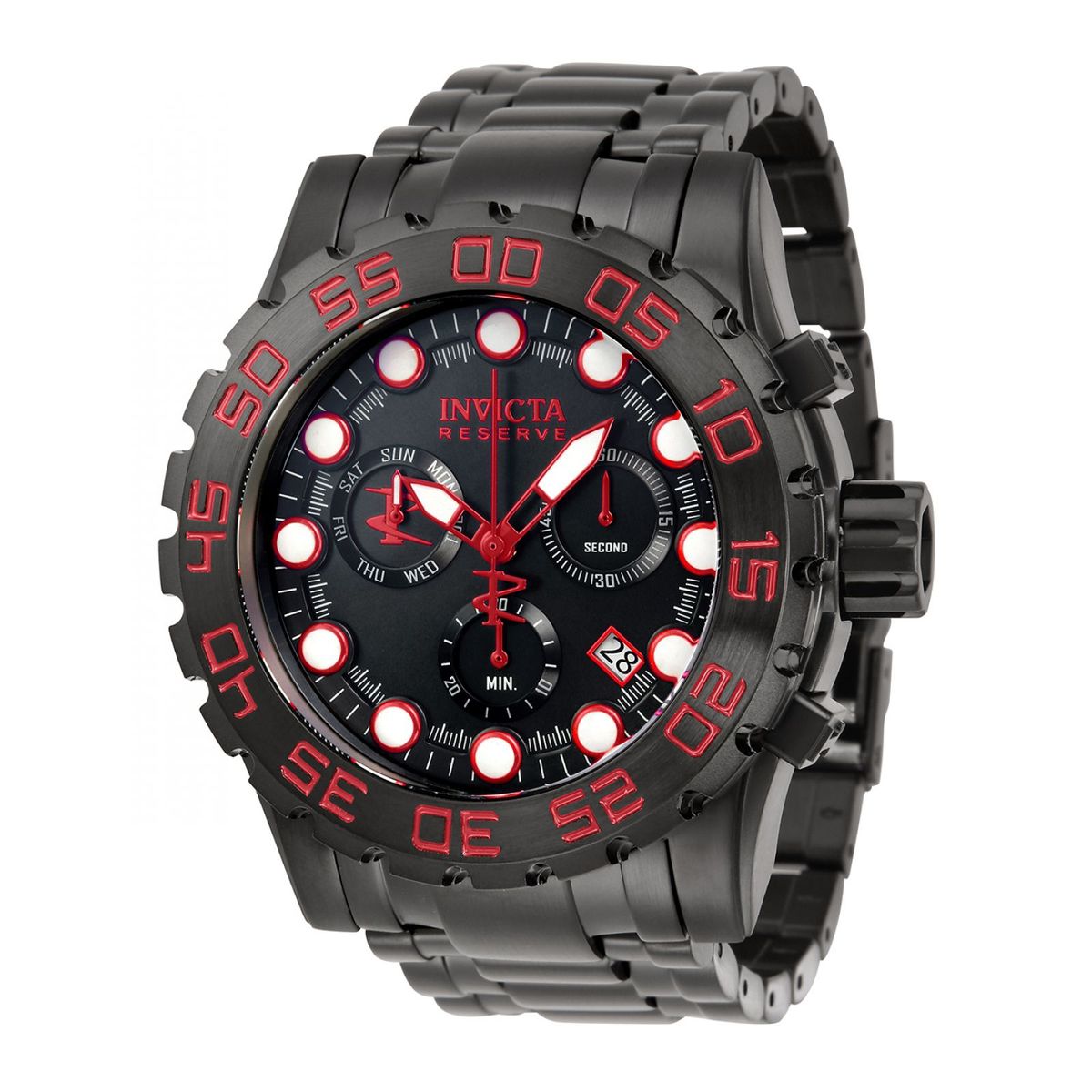 INVICTA - Reloj Invicta Hombre Reserve 34173 Acero inoxidable Negro