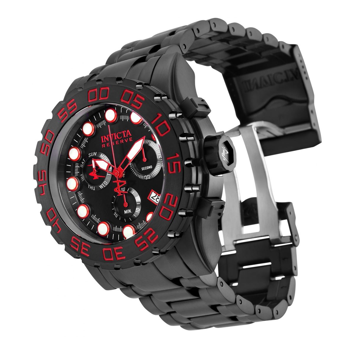 INVICTA - Reloj Invicta Hombre Reserve 34173 Acero inoxidable Negro
