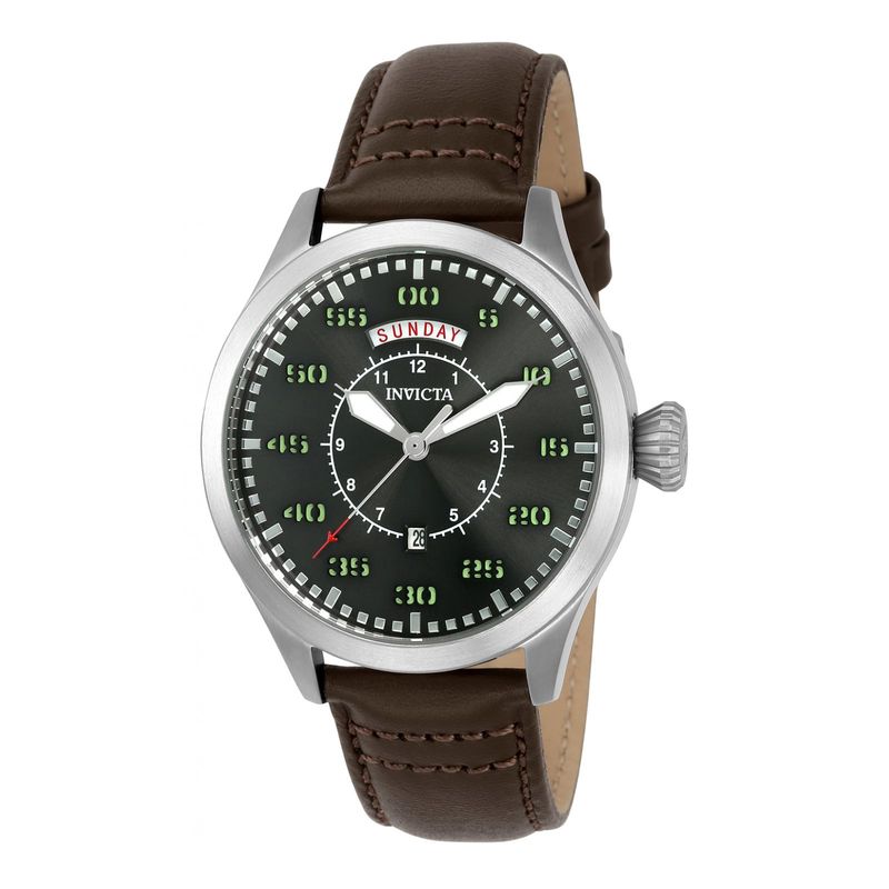 INVICTA - Reloj Invicta Hombre Aviator 22973 Cuero Marrón