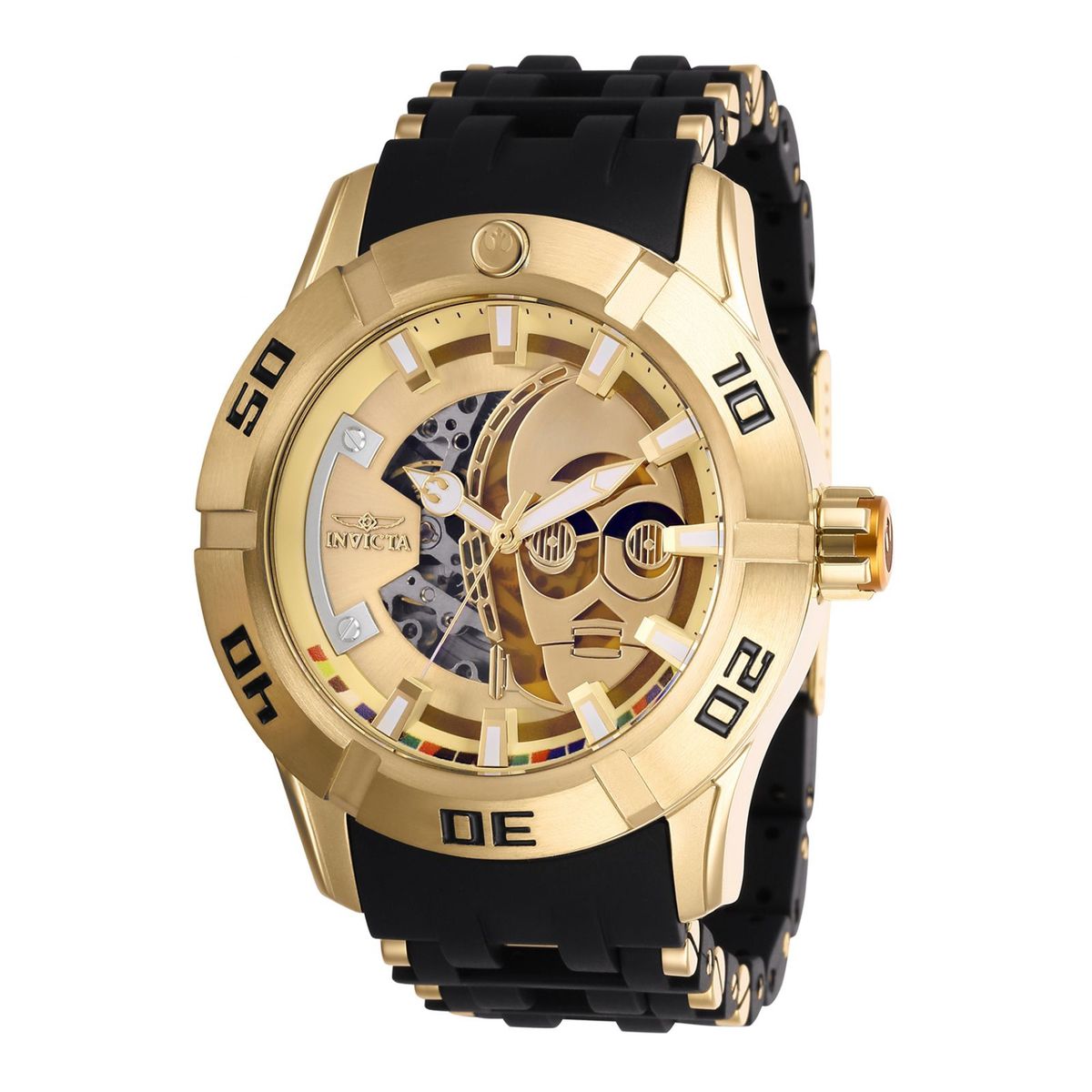 INVICTA - Reloj Invicta Hombre Star Wars 26550 Acero Inoxidable Dorado