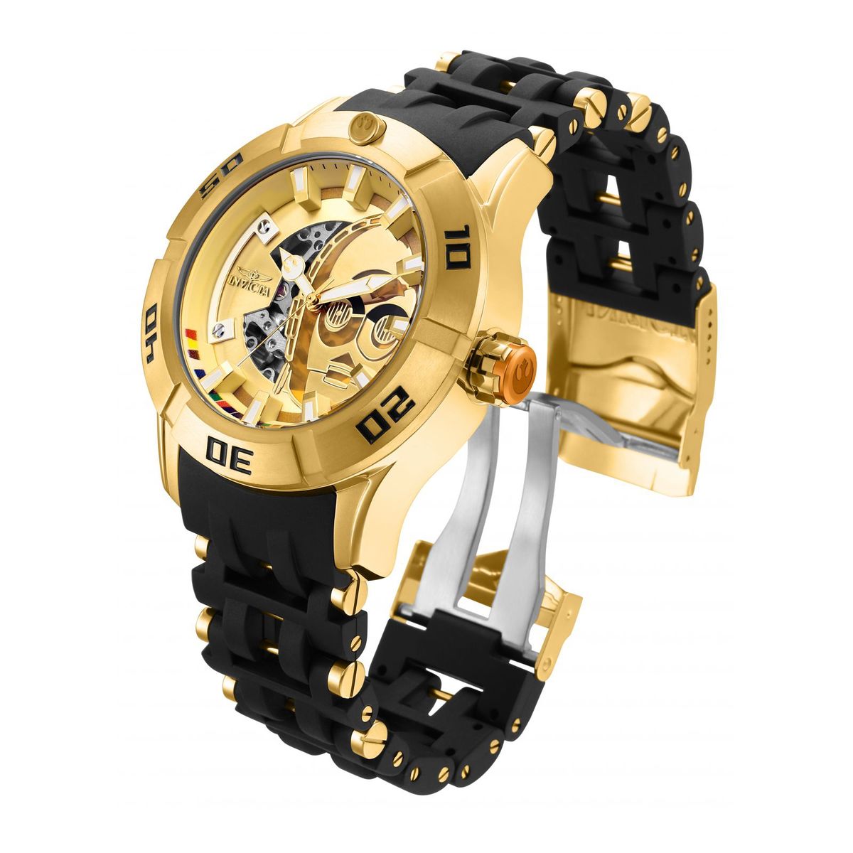 INVICTA - Reloj Invicta Hombre Star Wars 26550 Acero Inoxidable Dorado