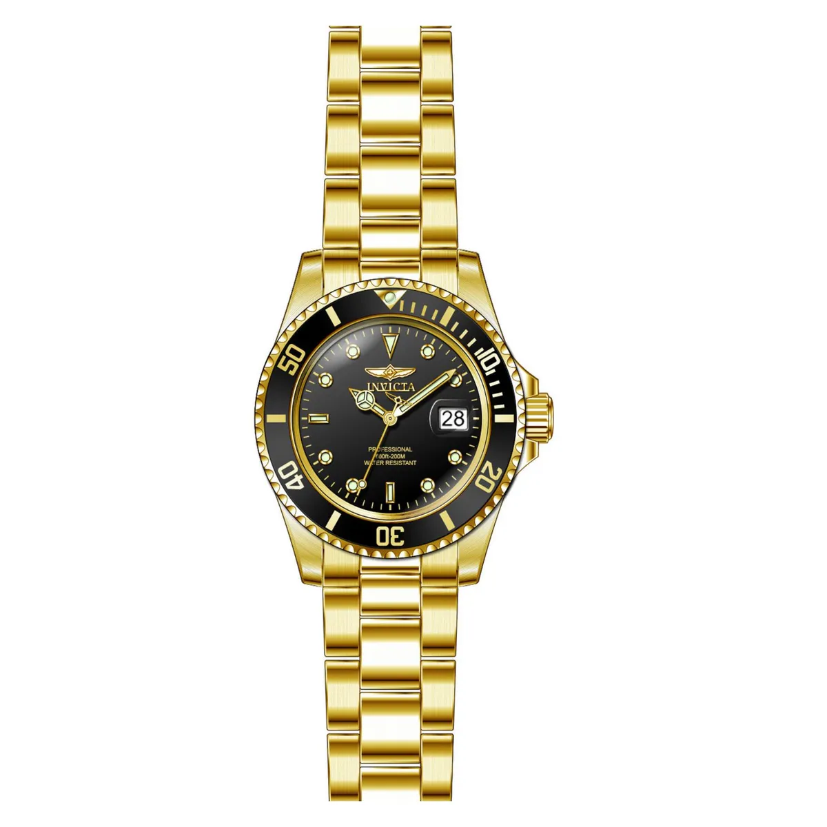 INVICTA - Reloj Invicta Hombre Pro Diver 26975 Acero Inoxidable Dorado