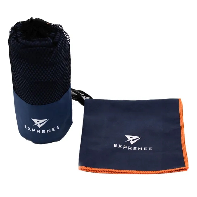 EXPRENEE - Set 3 Toallas Microfibra Trekking Natación Exprenee Indigo