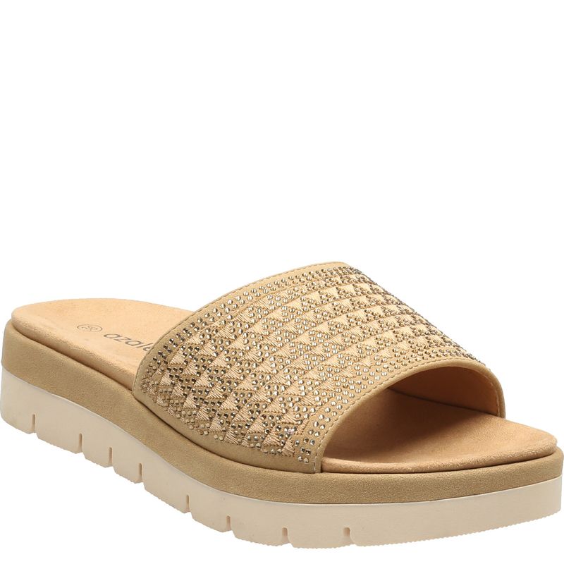 AZALEIA - Sandalia Mujer Relax Beige AZALEIA