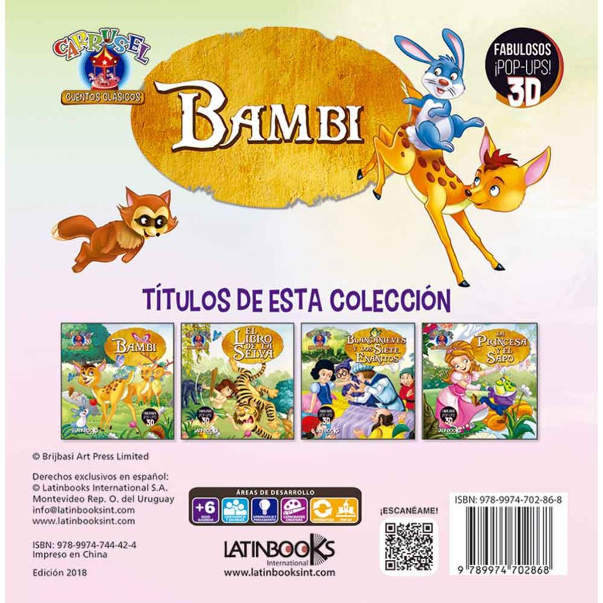 LATINBOOKS - Mini Carrusel -Bambi
