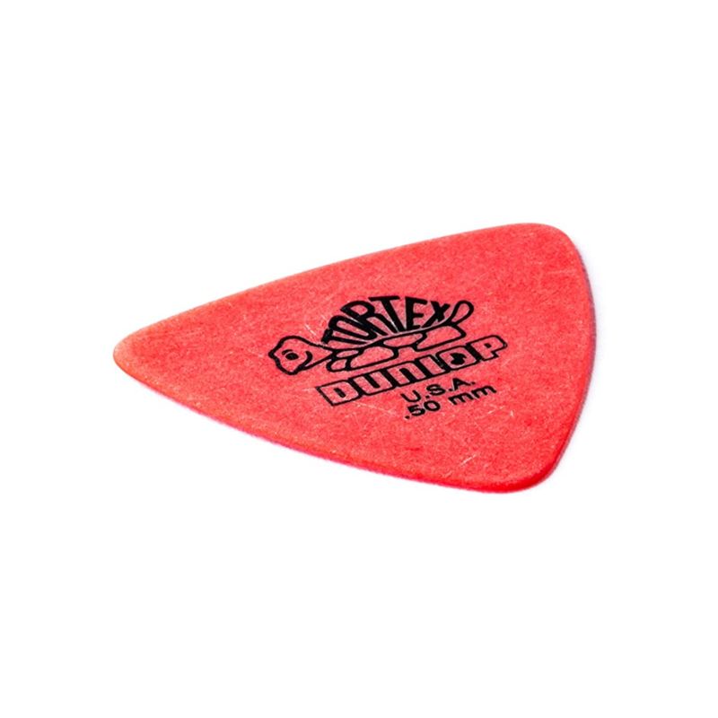 DUNLOP - Uñetas Dunlop 431 Tortex Triangulares Rojas 0.50 mm Pack 6un.