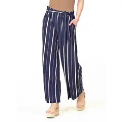 BOUS - Pantalón Listado Italiano Azul