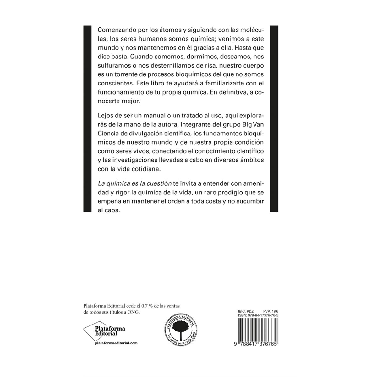 Plataforma Editorial - La Química Es La Cuestión