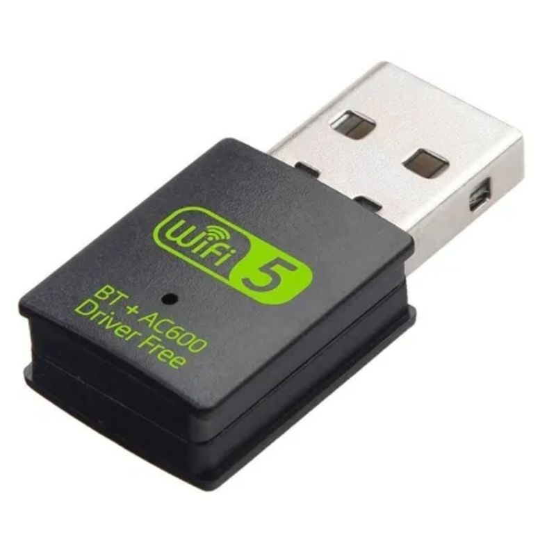 GENERICO - Adaptador 2 En 1 Wifi  Band 2.4g/ 5g 600 Ghz + Bluetooth 4.2
