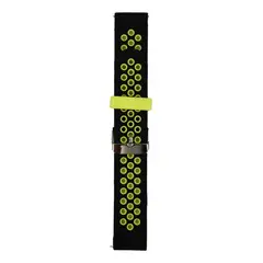 LHOTSE - Correa Smartwatch SW88 20mm Negra Verde Hebilla
