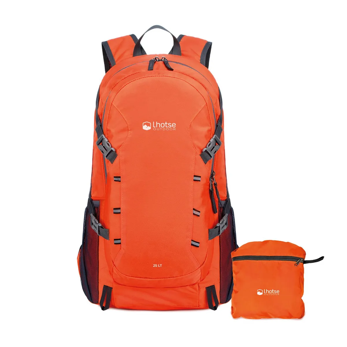 LHOTSE - Mochila Outdoor Lhotse Plegable 25Lt Naranja
