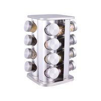 Especiero Condimentos Giratorio Metálico 16 Frascos