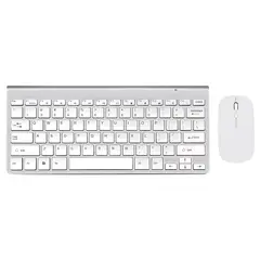 LEVO - Kit Teclado y Mouse Inalámbrico Blanco