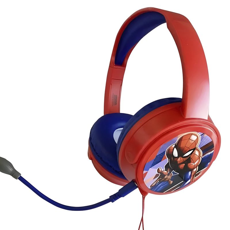 MARVEL - Audifonos Spider-Man Kids Con Microfono Desmontable Lfh13044-Noc