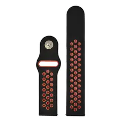 LHOTSE - Correa Smartwatch SW88 20mm Negra Roja