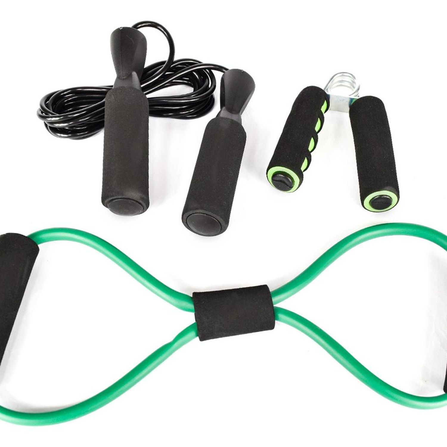LHOTSE Set Deportivo 7 en 1 Rueda Abdominal Cuerda Lhotse Fit