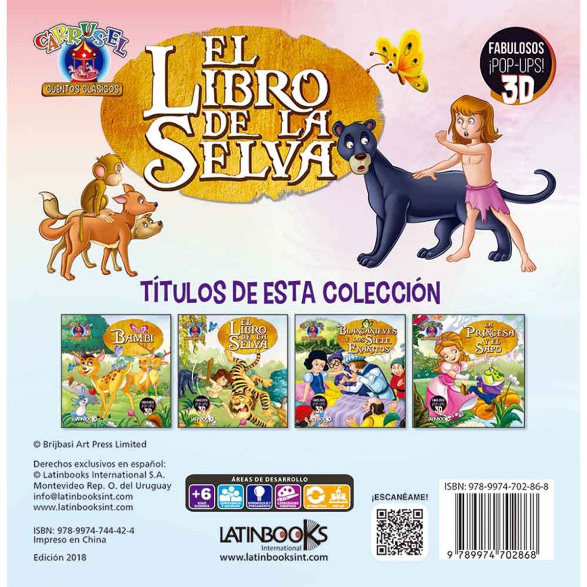 LATINBOOKS - Mini Carrusel -El Libro De La Selva