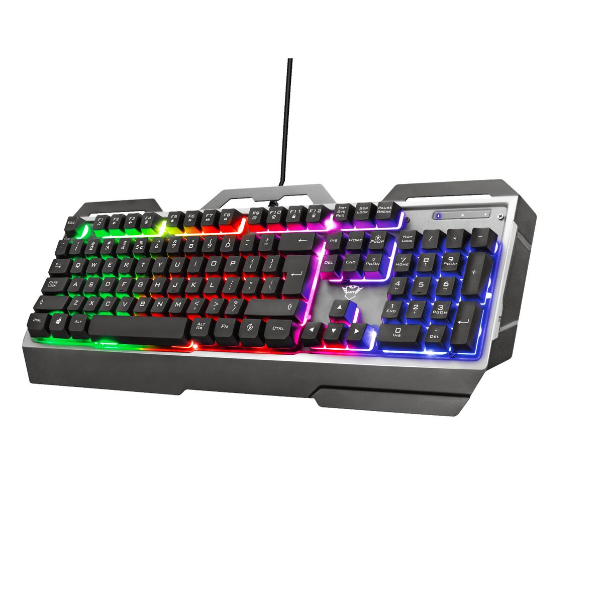 TRUST - Teclado Gamer Trust Torac Gxt 856 RGB Multiplataformas Anti-Ghosting