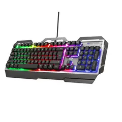 TRUST - Teclado Gamer Torac Gxt 856 RGB Multiplataformas Anti-Ghosting - Negro