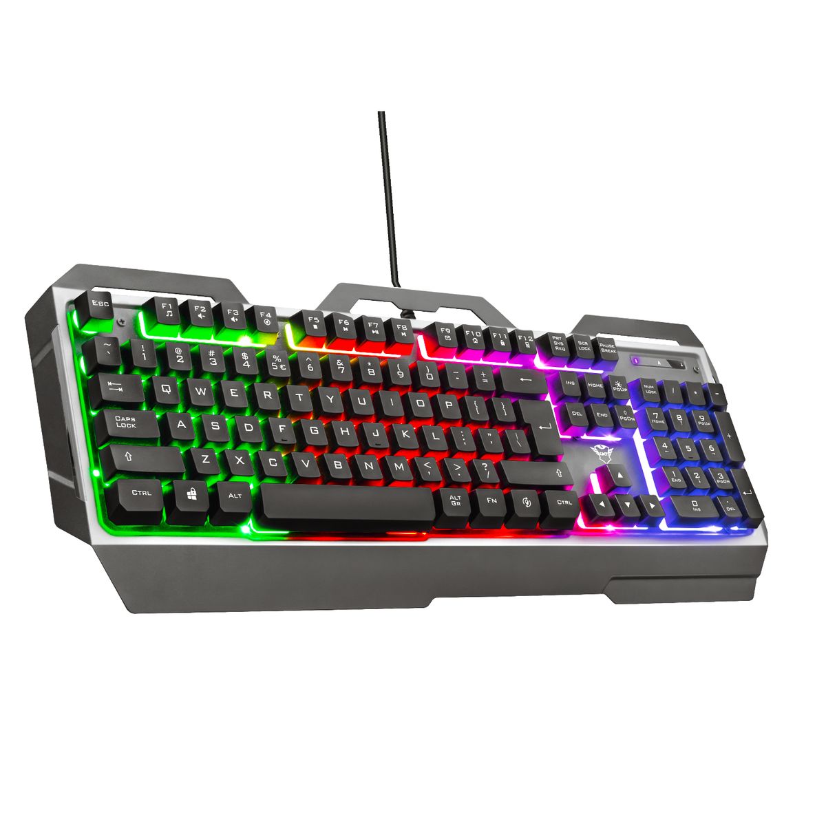 TRUST - Teclado Gamer Trust Torac Gxt 856 RGB Multiplataformas Anti-Ghosting