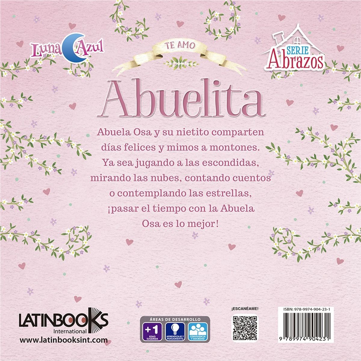 LATINBOOKS - Luna Azul - Abrazos - Te Amo; Abuelita