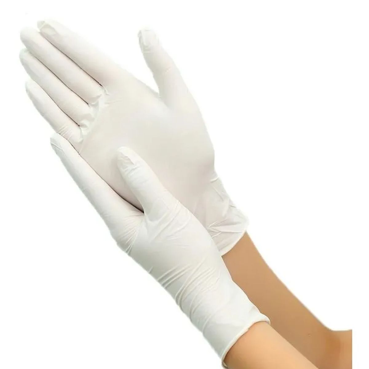 INNOVATE K - Guantes Latex Médico Blanco X100 Talla L