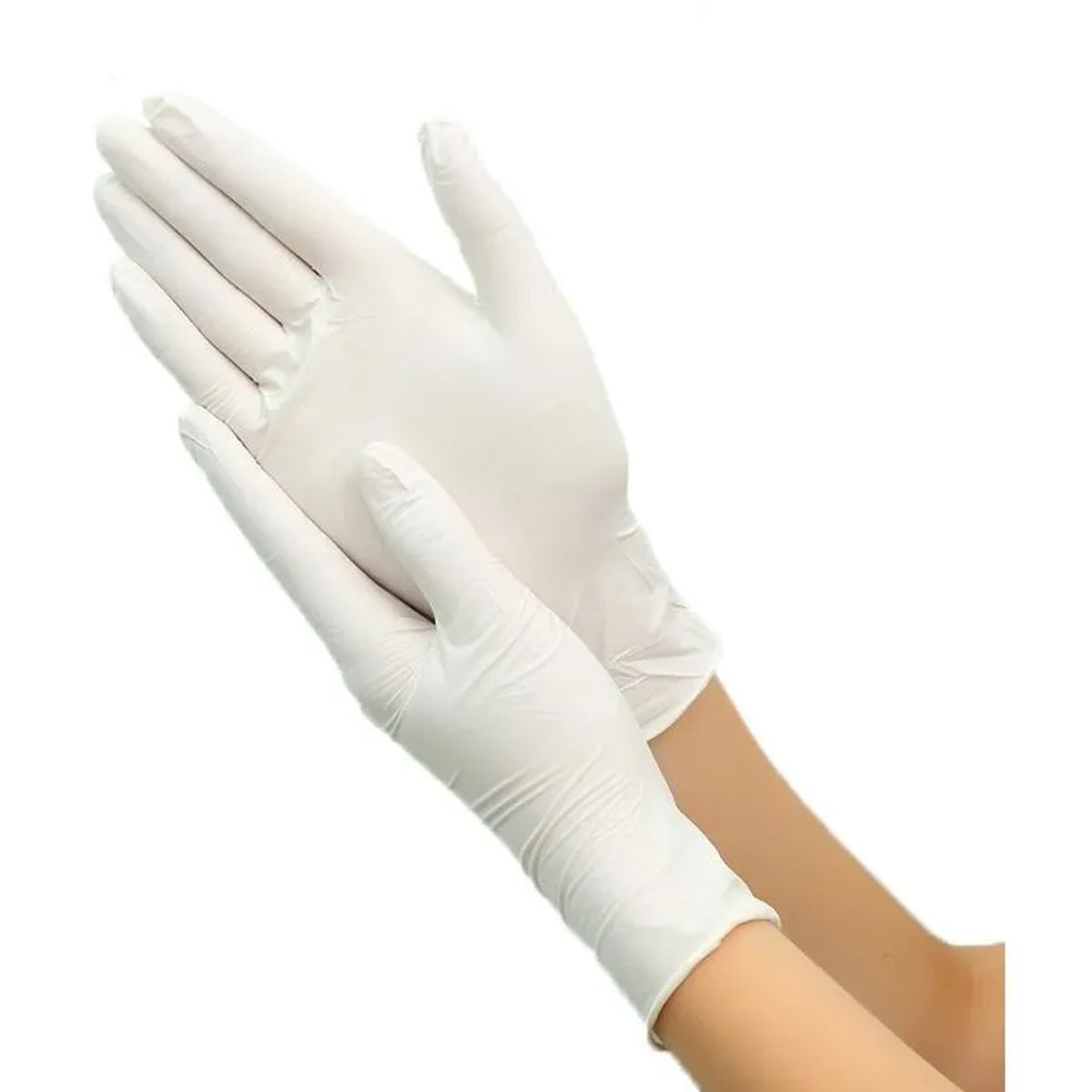 INNOVATE K - Guantes Latex Médico Blanco X100 Talla L