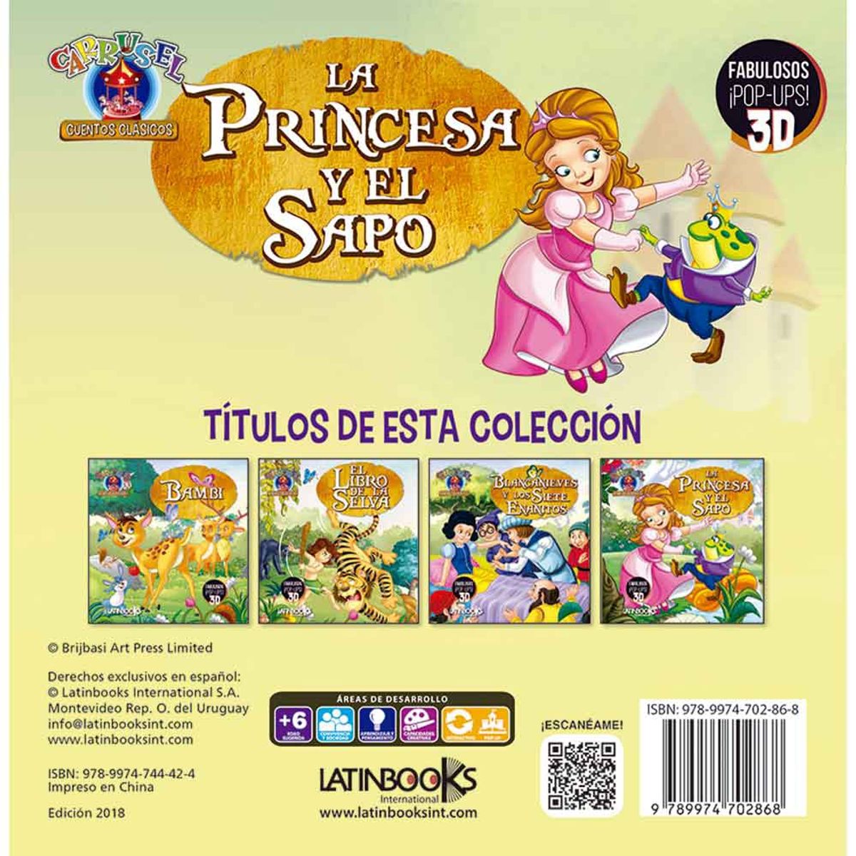 LATINBOOKS - Mini Carrusel -La Princesa Y El Sapo