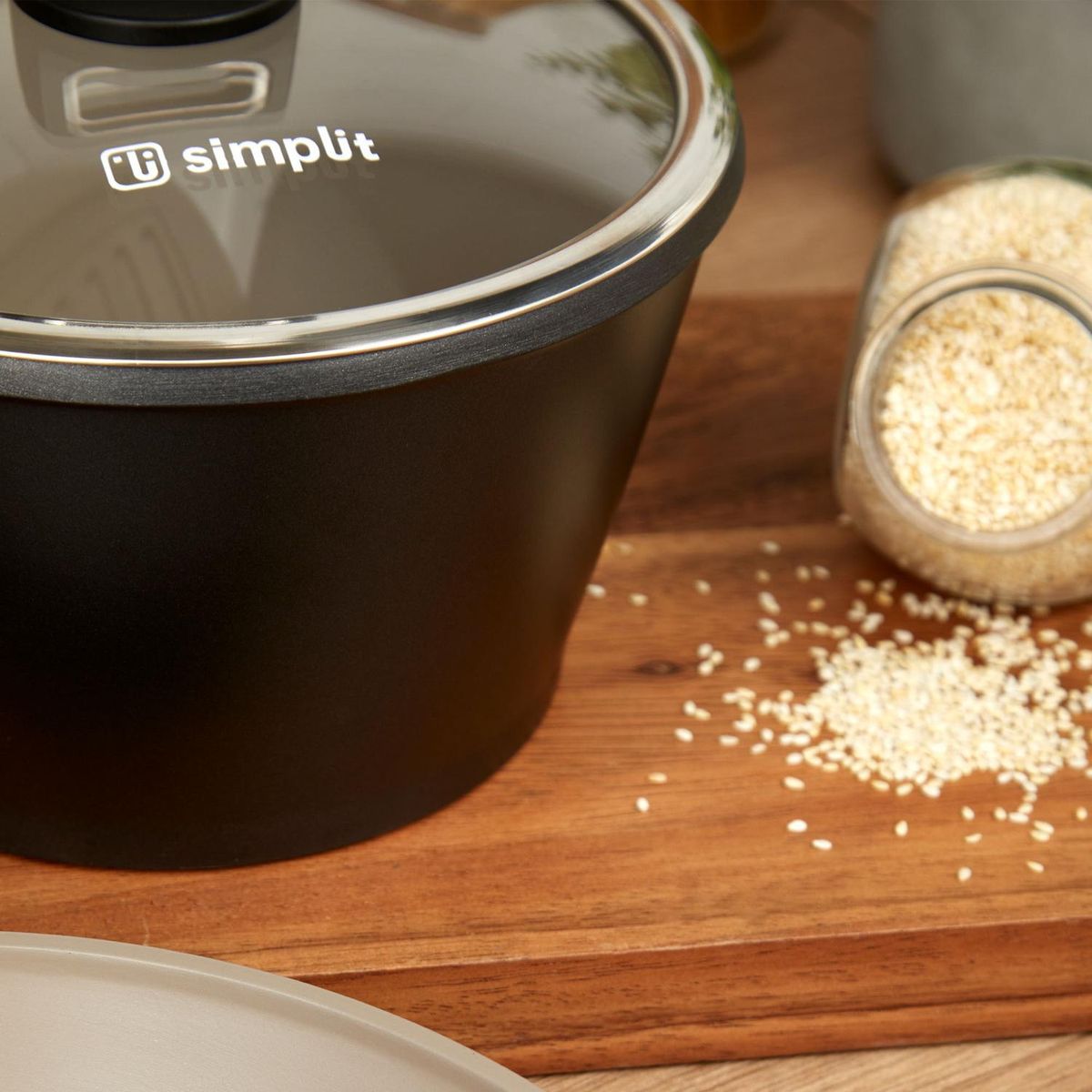 SIMPLIT - Batería de Cocina Antiadherente Classic 8 Piezas Simplit