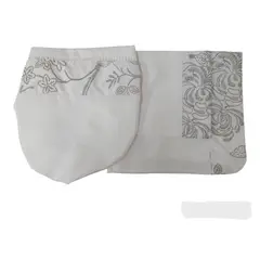 GIOS - Set Baño Flor Gris 3 piezas