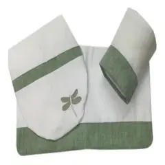 GIOS - Set Baño Bordado Verde