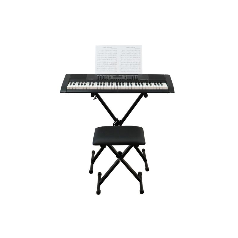 BONTEMPI - Set de Teclado Rocket 61 Teclas Atril + Sillin BONTEMPI