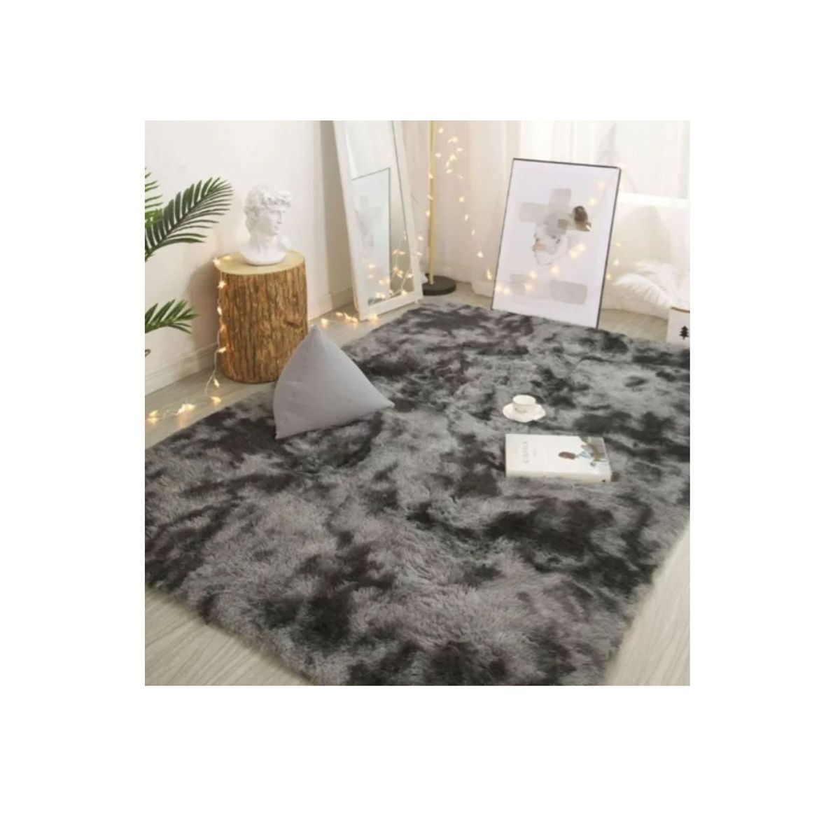 GENERICO - Alfombra Peluda250×200cm Super Suave Liviano Varios Colores D01