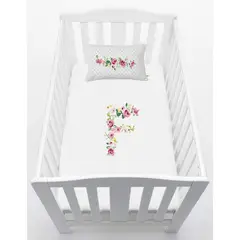 TUYO PRINT - Cubreplumón Pack and Play Letras Vintage F -