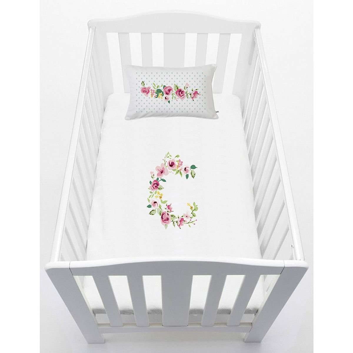 TUYO PRINT - Cubreplumón Pack and Play Letras Vintage C - Tuyo Print