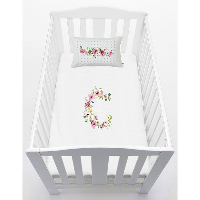 TUYO PRINT - Cubreplumón Pack and Play Letras Vintage C - Tuyo Print