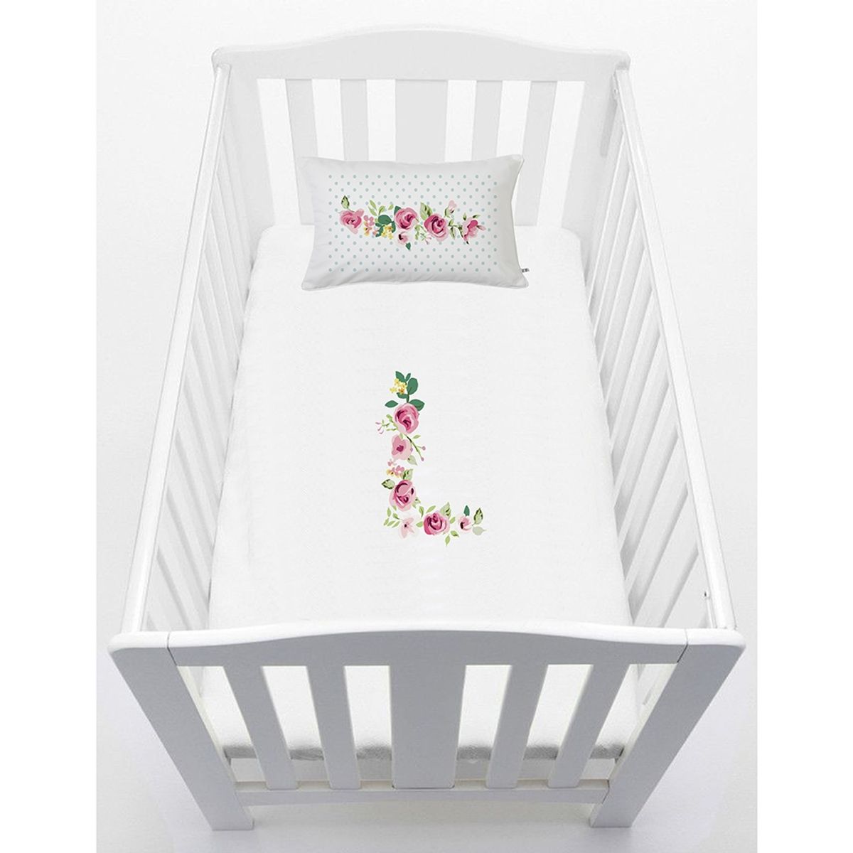 TUYO PRINT - Cubreplumón Pack and Play Letras Vintage L - Tuyo Print